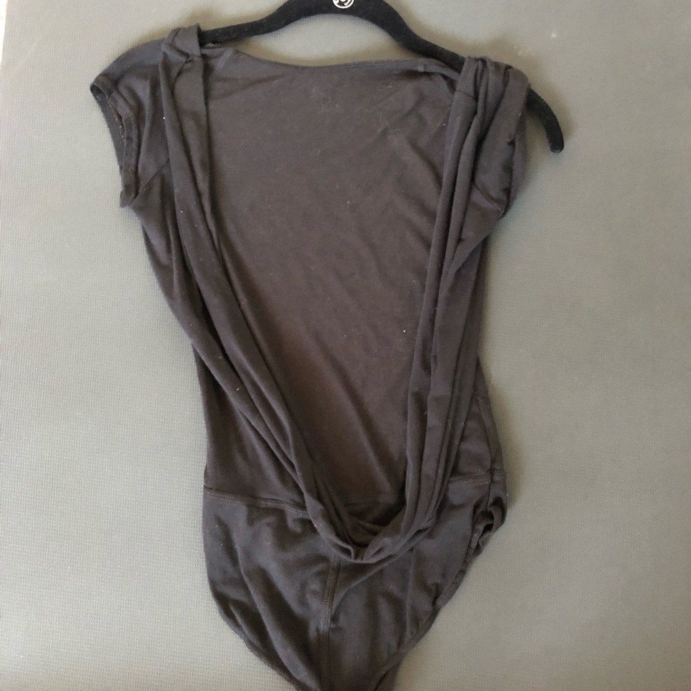 cut out/swooped back bodysuit